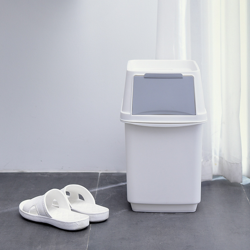 Plastic Household Trash Can Multifunctional Household Trash Can 15L Japanese Stacking Classification Trash Can Storage Bucket
