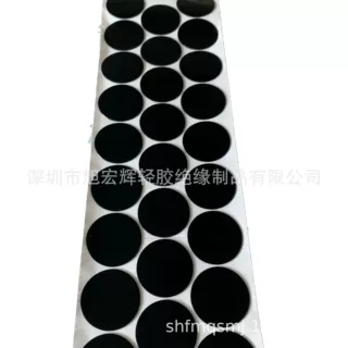 定制自粘硅胶防滑脚垫圆形网纹硅胶脚垫黑色椭圆形硅胶脚垫