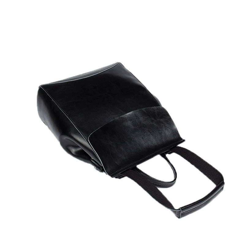 Backpack, fashionable universal leather shoulder bag