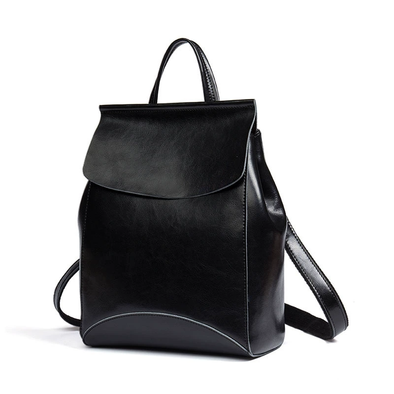 Backpack, fashionable universal leather shoulder bag