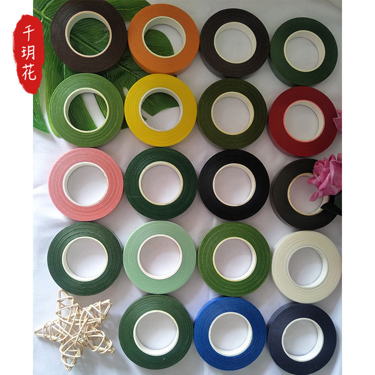 Source floral tape wholesale 28 m green tape wholesale crepe paper tape floral tape DIY making tape