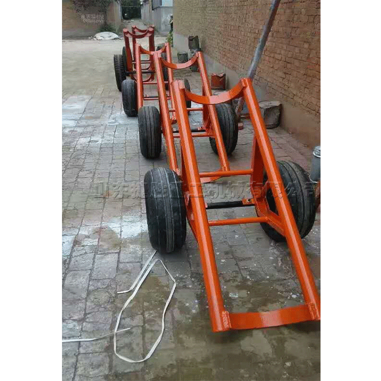 470大电线杆搬运车 混凝土桩子柱子转运车 手推运杆车 现货直销