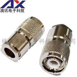射频同轴连接器TNC-J5全铜装接式五件套 直式公头配接SYV50-5电缆