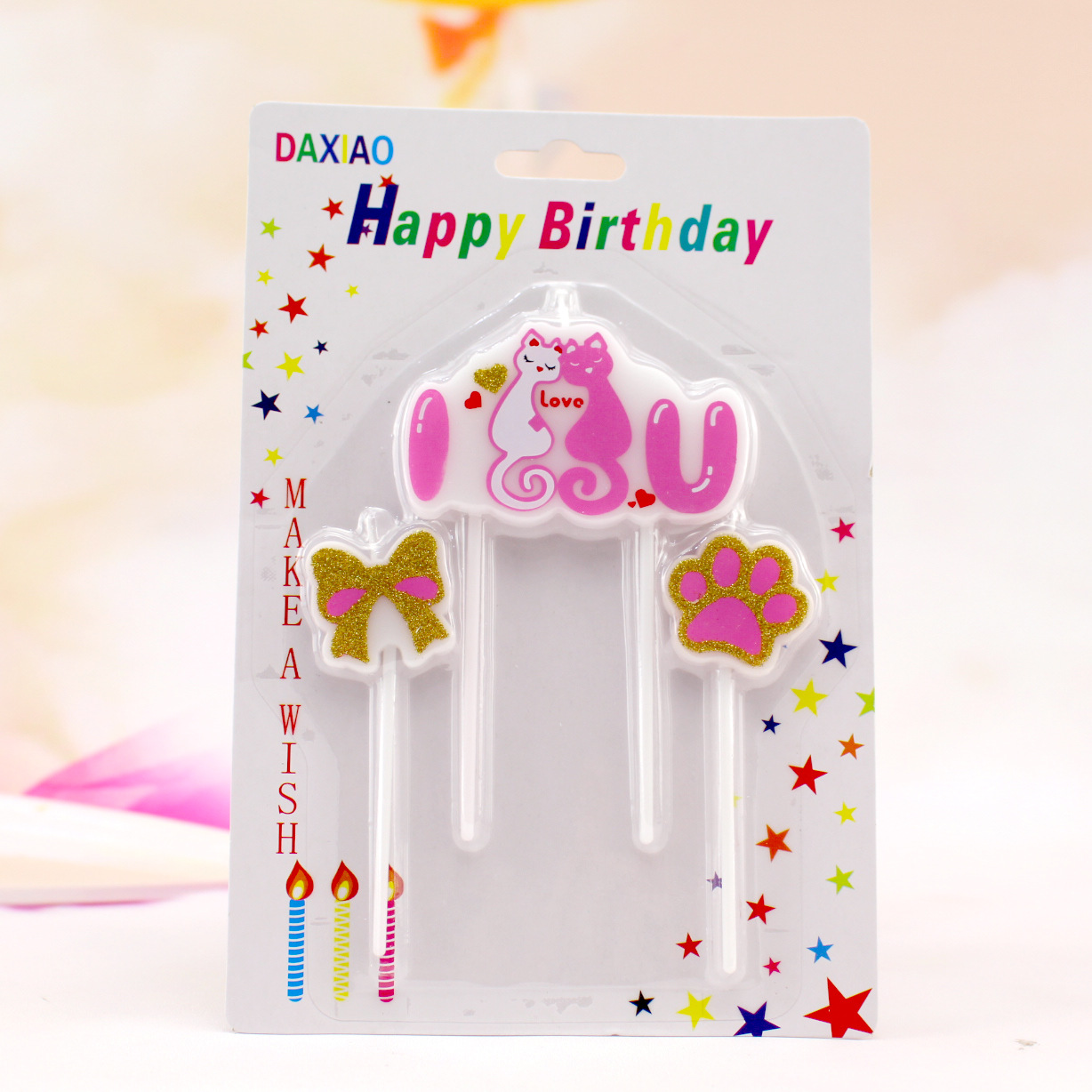 Vela de cumpleaños de polvo dorado brillante 2025 para pastel de cumpleaños de un año, inserto para hornear de parafina, vela de fiesta de cumpleaños sin humo.