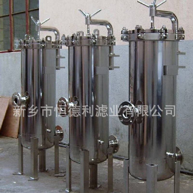 厂家供应 304/316L不锈钢精密过滤器 保安过滤器40寸质量保证