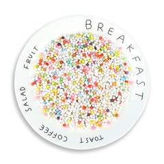 Macaron Color Foam Ball Granules Colorful Polystyrene Balls Slime Bubble Gum Material Filler Handmade DIY