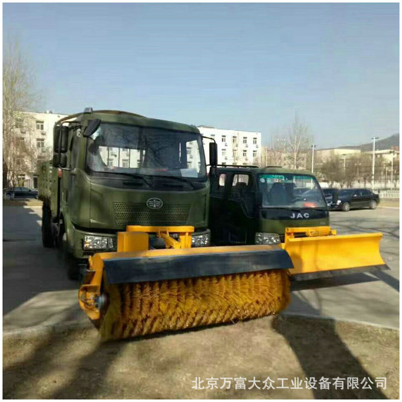 多功能高效扫雪车 新型马路扫雪车 汽车改装扫雪车 推雪铲