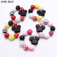 外贸货源 合金鱼尾巴吊坠儿童串珠手链 纯色珍珠儿童手链