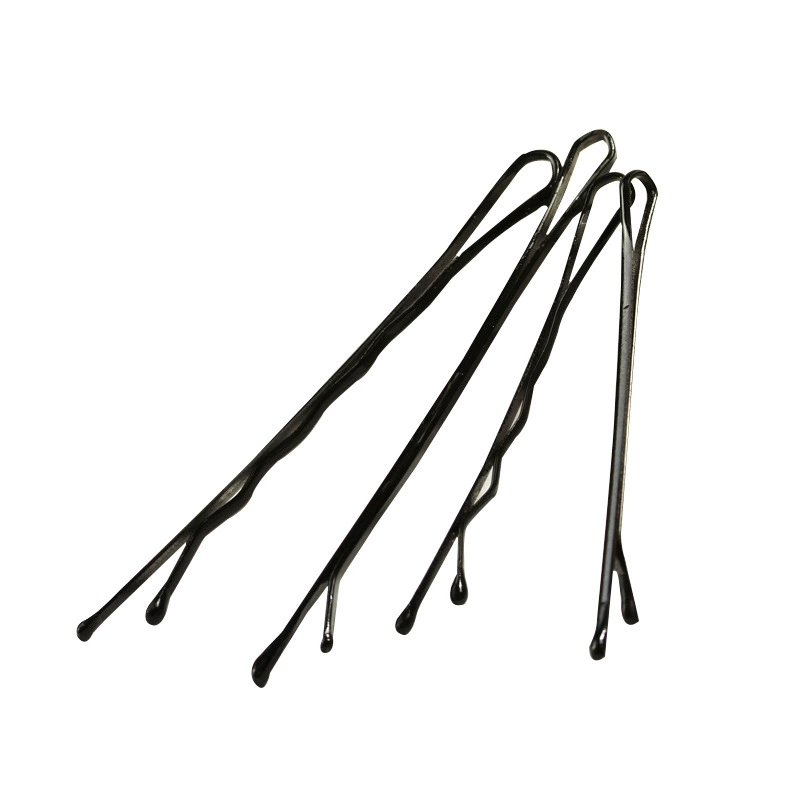 Black Bob Pins / Hairgrips, Steel Wire, Multiple Lengths & Counts (36/60 pcs)
