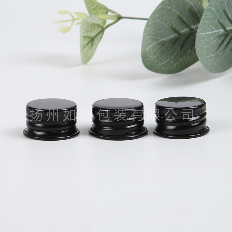 如德厂家供应  螺纹卷边铝盖 化妆品酒店用品瓶盖  多量定 制