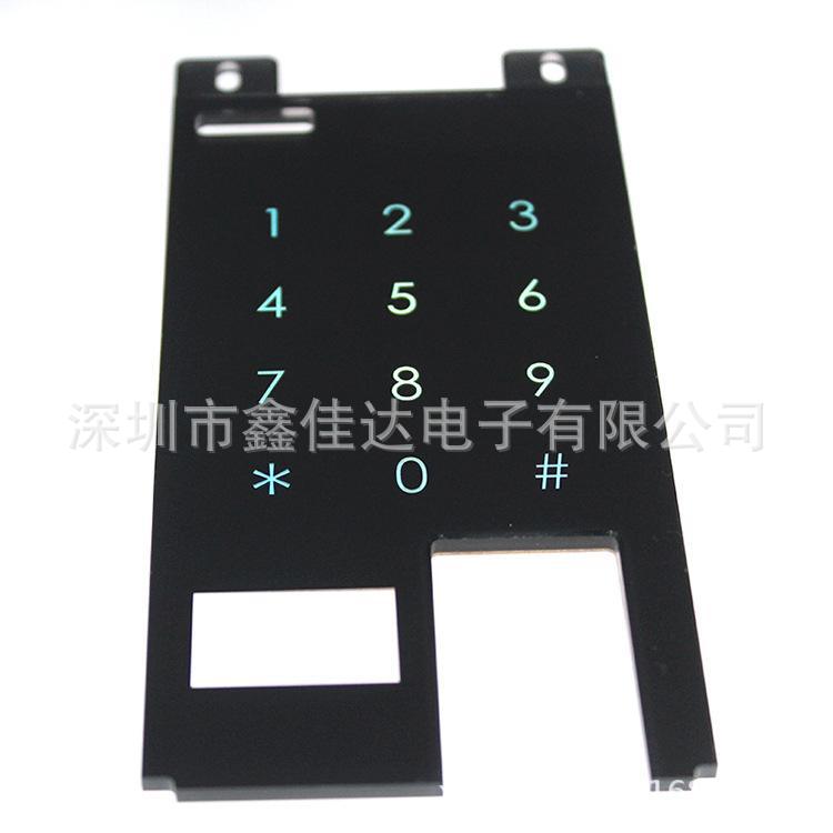 大量供应非导电智能锁感应亚克力镜片 电镀非导PC镜片