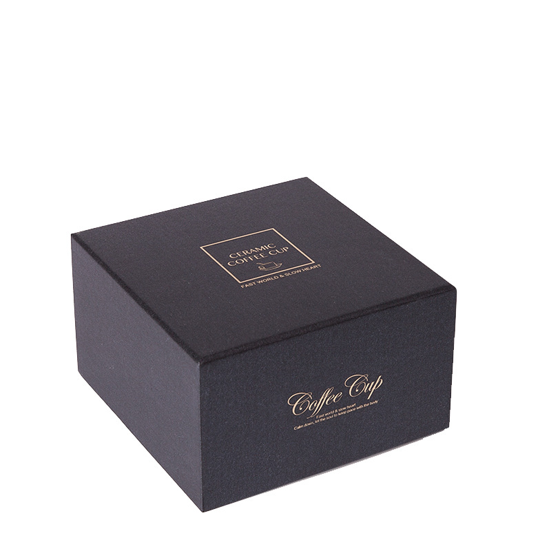Taza de cerámica creativa taza de agua taza de taza de café de Phnom Penh caja de regalo conjunto con logotipo de impresión