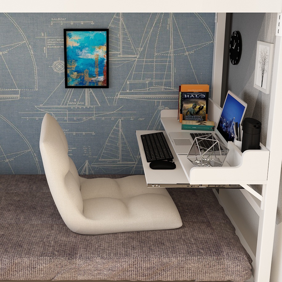 Computer desk bed table Dormitory computer desk bed desk game table long bottom shop artifact dormitory computer table