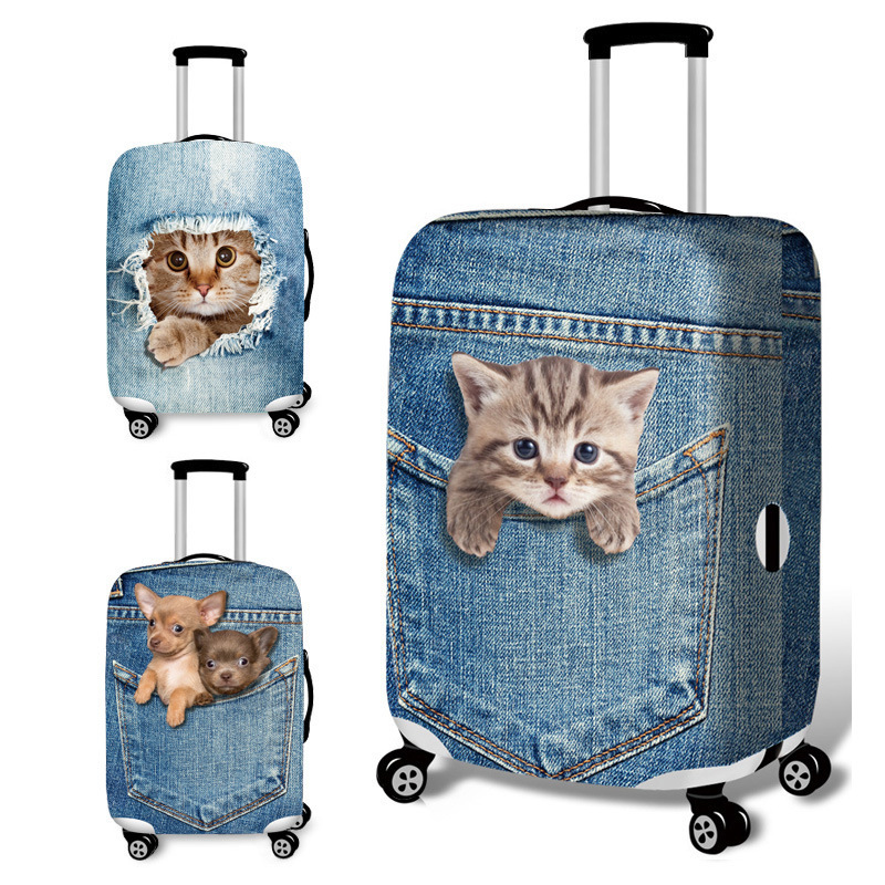 Luggage case protective cover luggage case travel dustproof elastic cover bag 20/24/28 inch/30 inch thick wear-resistant