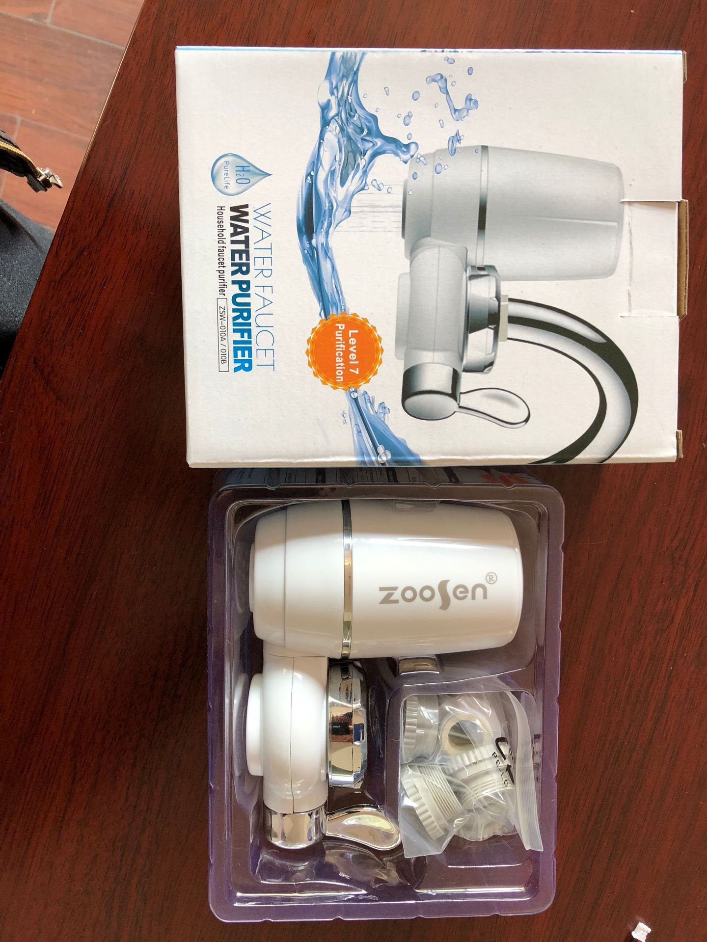 Fuente transfronteriza hogar cocina grifo purificador de agua nivel de agua del grifo 7 pre-filtro regalo purificador de agua