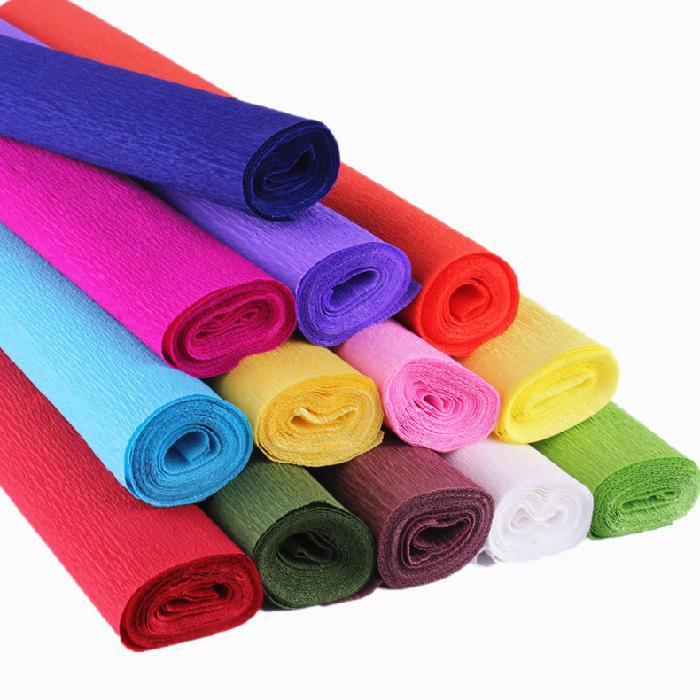 Material hecho a mano papel origami gran ramo embalaje color papel flor papel DIY producción curling color papel plisado