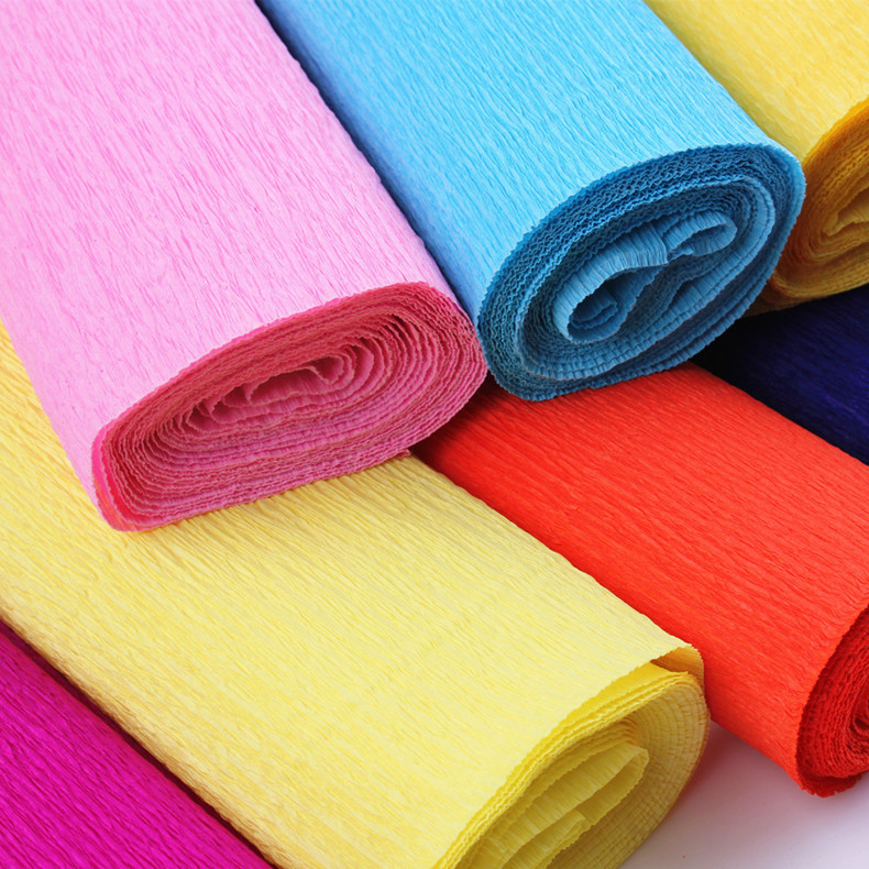 Material hecho a mano papel origami gran ramo embalaje color papel flor papel DIY producción curling color papel plisado