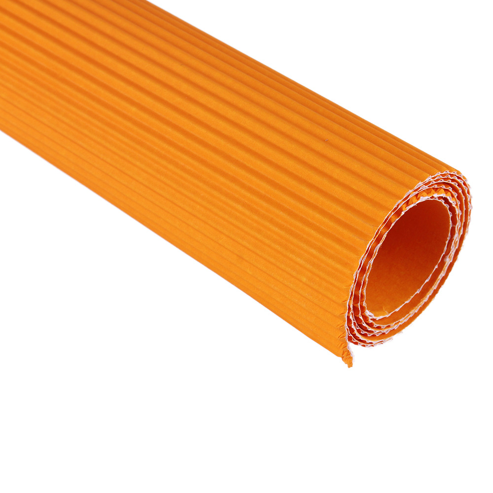 Onda de papel corrugado papel crepe engrosada cartón material hecho a mano DIY color origami