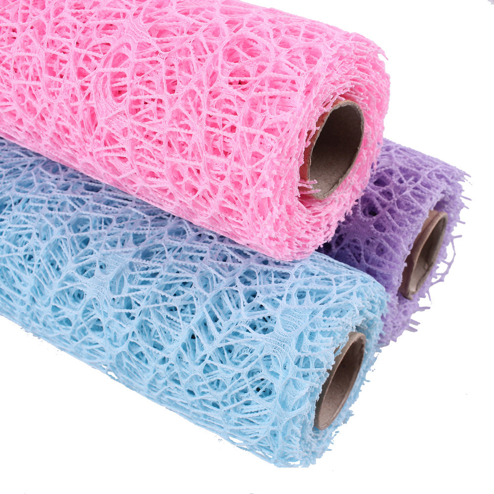 Decorativo DIY malla jacquard red pared de fondo ambiente diseño circular aire colgando decoración esquina partición