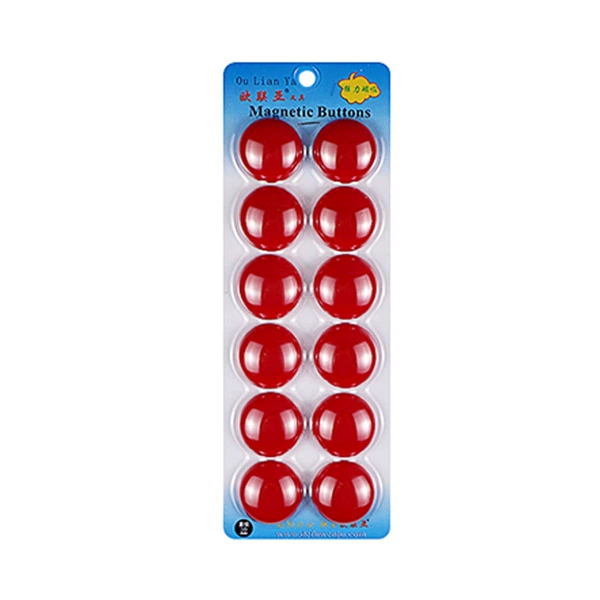 3cm mushroom (12 pieces/card) red