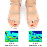 Невидимые нескользящие туфли на высоком каблуке, босоножки, амортизирующие стельки, впитывают пот и запах