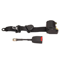 Three-point car seat belt fully automatic retractable driver's seat belt three-point with base socket