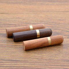 Factory Direct Supply Rosewood and Huizhou Wood Thick Needles Cylinder Household Multi-functional Storage Needle Cylinder Simple Needle Storage Bottle