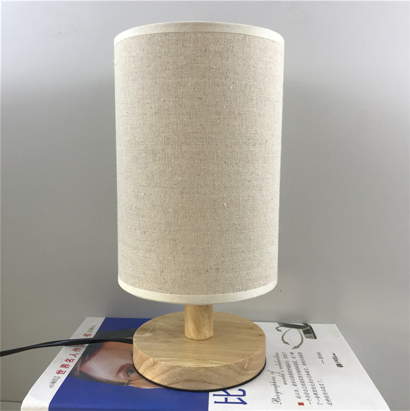 Lámpara de mesa creativa de bricolaje, diseño de arte, arcilla pintada, corte de papel, accesorios de actividades para padres e hijos, lino de madera, relieve creativo