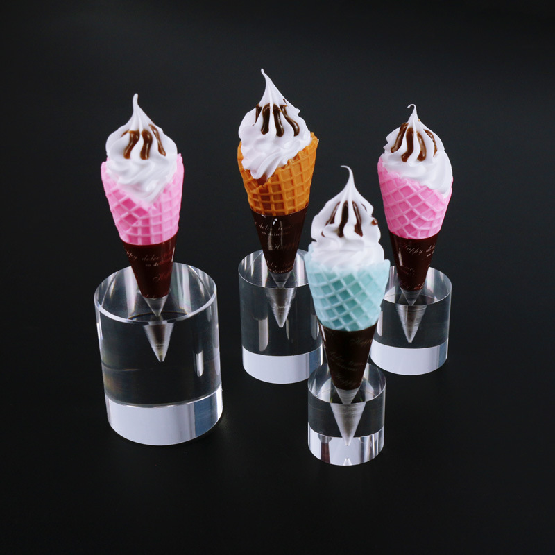 透明亚克力冰淇淋展示架甜筒架冰激凌蛋筒支架蛋卷架脆筒寿司卷架