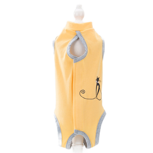 Four-season anti-licking sterilization clothing, surgical clothing, female cat weaning clothing, thin anti-bite cat clothing, pet cat and dog four-leg clothing