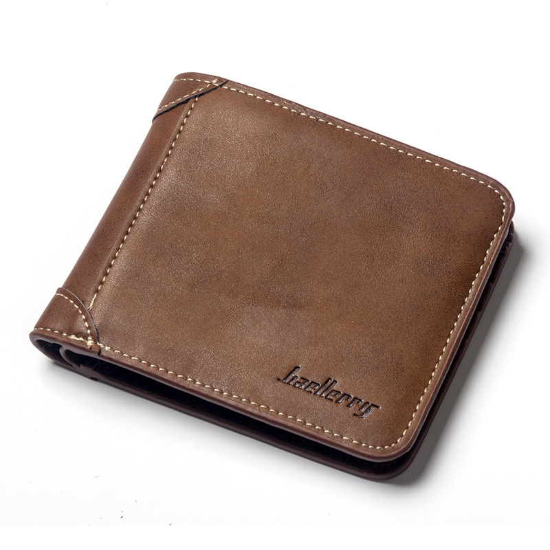 baellerry Short retro small fashionable wallet for leisure