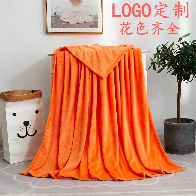 Коралловый фланелевый плед, Cloud Mink Velvet 120D, несколько размеров 50×70–200×230 см, подарок и йога