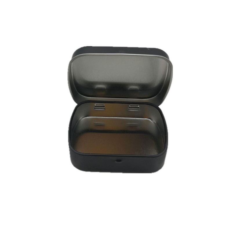 Fábrica al por mayor en stock Flip pequeña caja de hierro menta caramelo hierro puede pigmento caja de embalaje nail art embalaje pequeña caja de hierro image 9