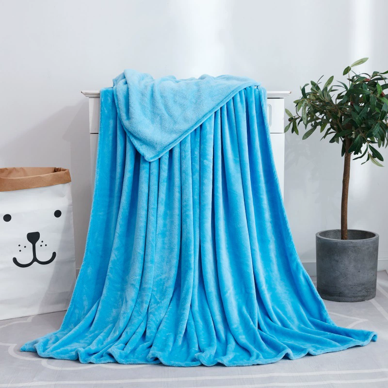 Коралловый фланелевый плед, Cloud Mink Velvet 120D, несколько размеров 50×70–200×230 см, подарок и йога