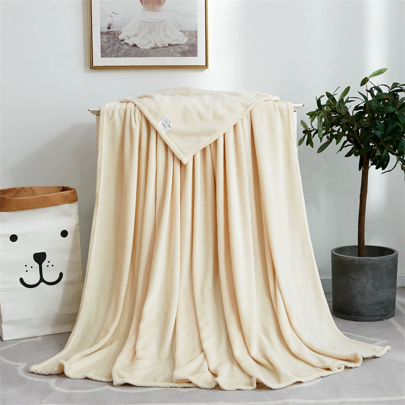 Коралловый фланелевый плед, Cloud Mink Velvet 120D, несколько размеров 50×70–200×230 см, подарок и йога