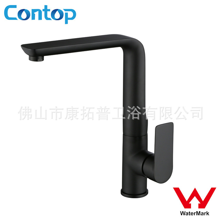 Electroplated Black New All Copper Faucet Australian Certified Watermark Kitchen Hot and Cold Chrome Gold Faucet