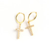 Trend earrings, European style, silver 925 sample