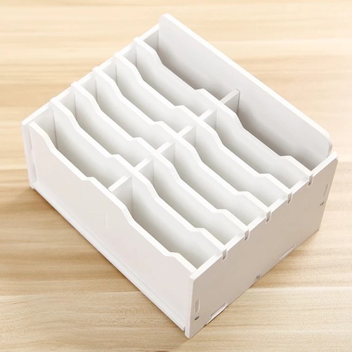 Desktop multi-grid remote control storage rack mobile phone repair organizing box desk 24-grid classified change storage box