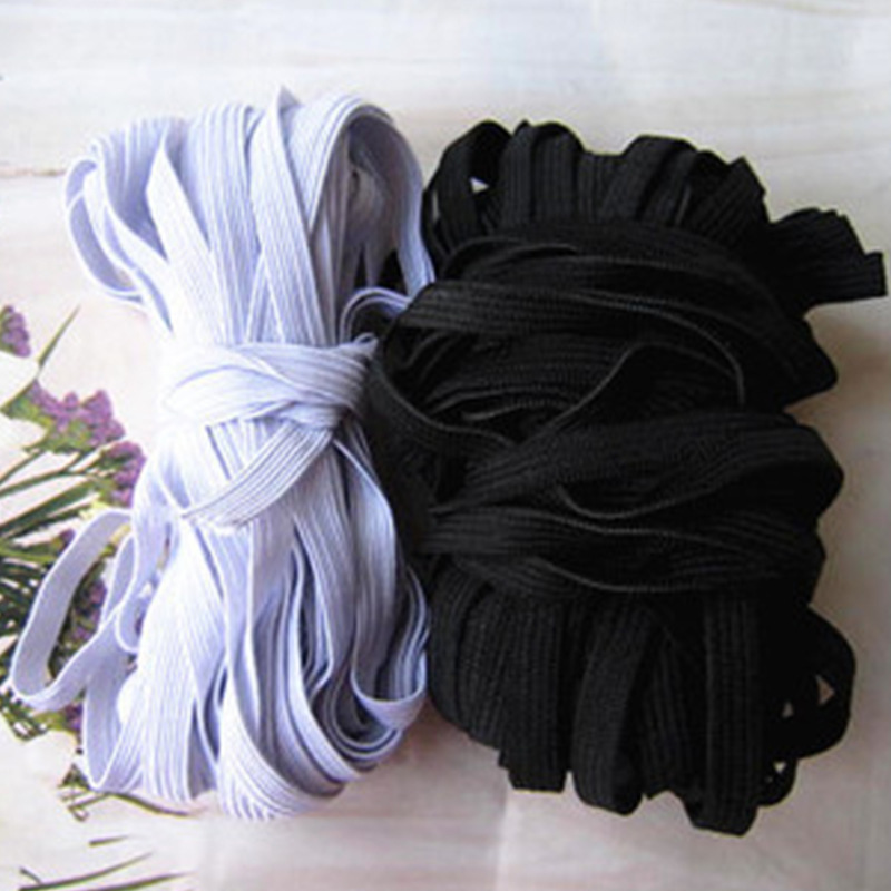 1cm针织双层宽松紧带 服装服饰配件弹力松紧带 中厚乳胶丝弹力带