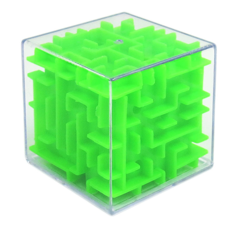 Bola de equilibrio de inteligencia para niños 3D laberinto de inteligencia tridimensional 5,5 cm juguete de cubo de descompresión para adultos