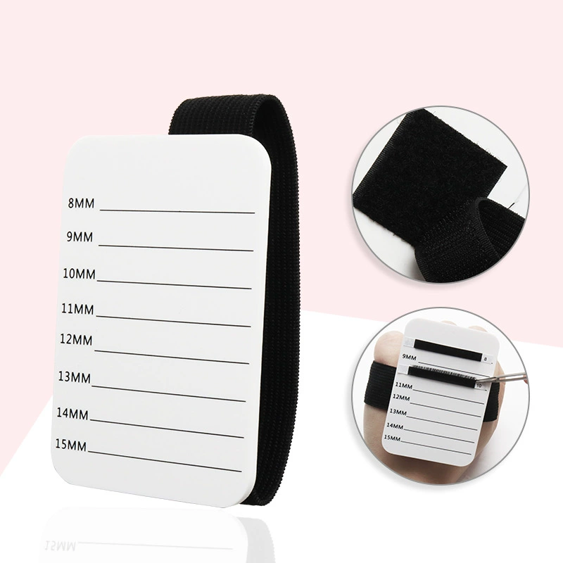 Й eyelash extension hand plate acrylic + elastic strap, 14–15 мм помечено, портативный инструмент