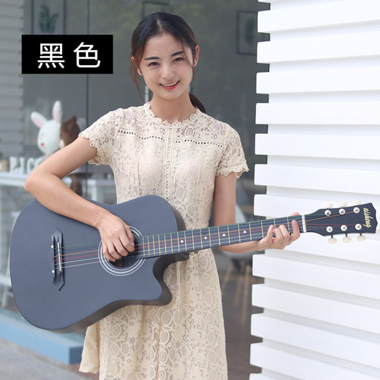 (Wholesale), guitar for beginners, practice for men and women for adults, musical instruments for students, 38 inch 4