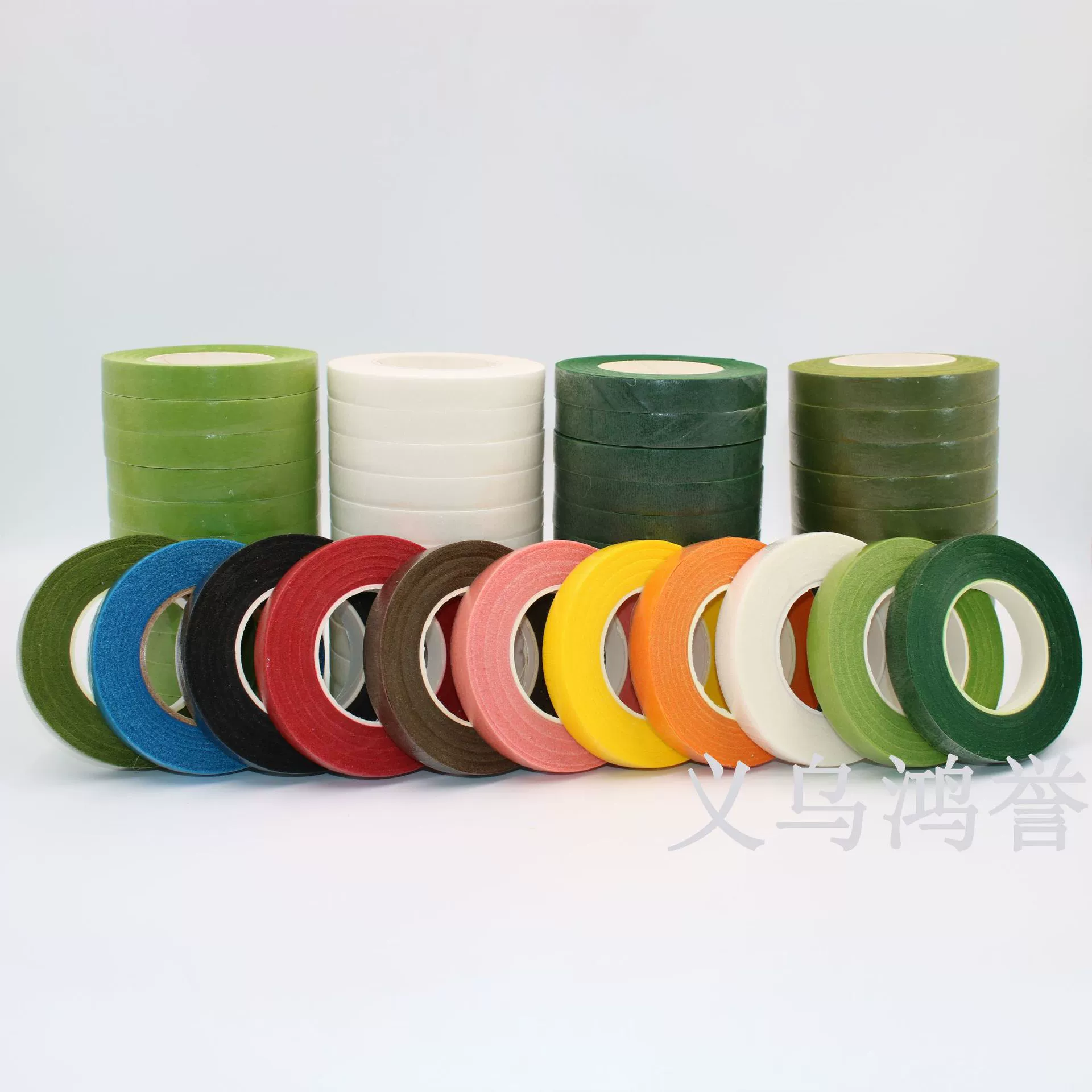 Green colored paper, paper tape, telescopic hair band, handmade, factory direct supply, wholesale