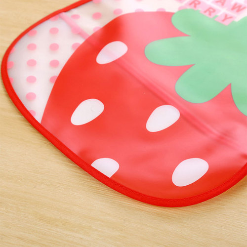 Baby three-dimensional waterproof bib saliva napkin children's baby food bag EVA food clothes hook-and-loop bib wholesale