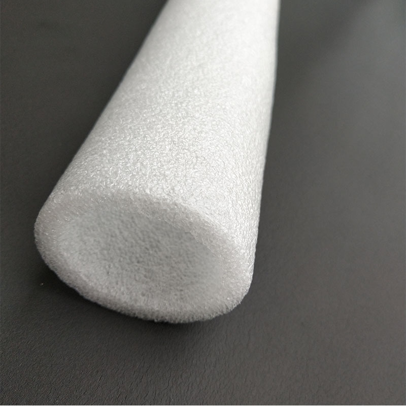 捷昕工厂做 25MM珍珠棉空心圆管材 防撞软epe泡棉套管 快递打包