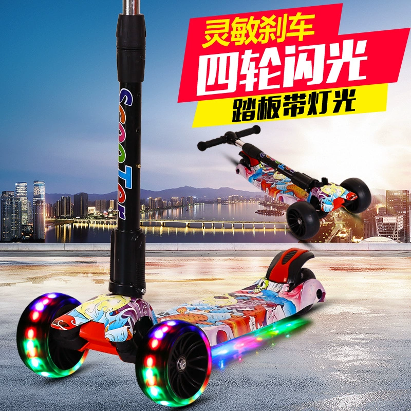 В наличии большое количество оптовых детских складных самокатов От 2 до 10 лет Детский самокат метр высокие производители автомобилей прямые поставки