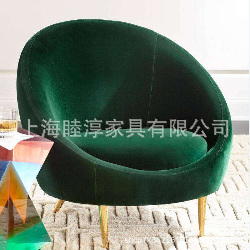 Light Luxury, Simple Modern American Style Fabric Sofa Set, Three-Seater, Hotel Model Room, KTV, Stainless Steel Minimalist Living Room