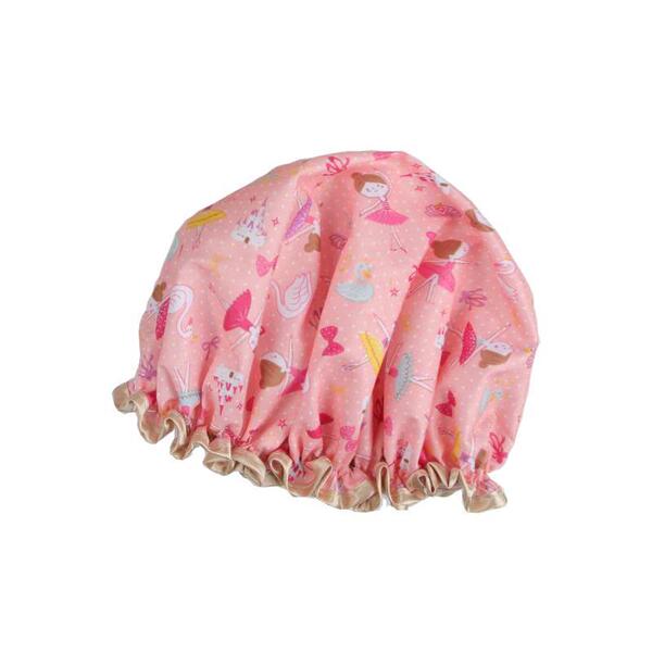Waterproof cartoon shower cap for adults
