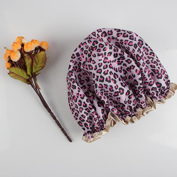 Waterproof cartoon shower cap for adults