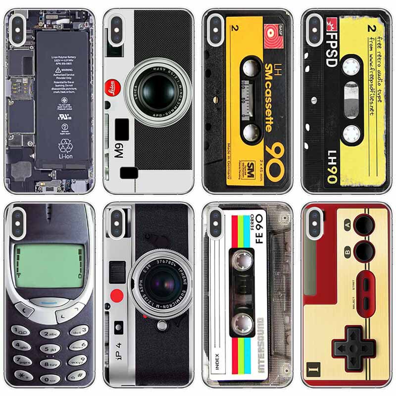 Suitable for Iphone17 Foreign Trade New Model Personalized Disassembly Calculator Tape Video Tape Camera Phone Case